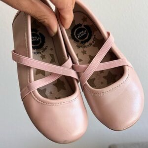 Livie and Luca Pink Ballet Flat Aurora Toddler Shoes